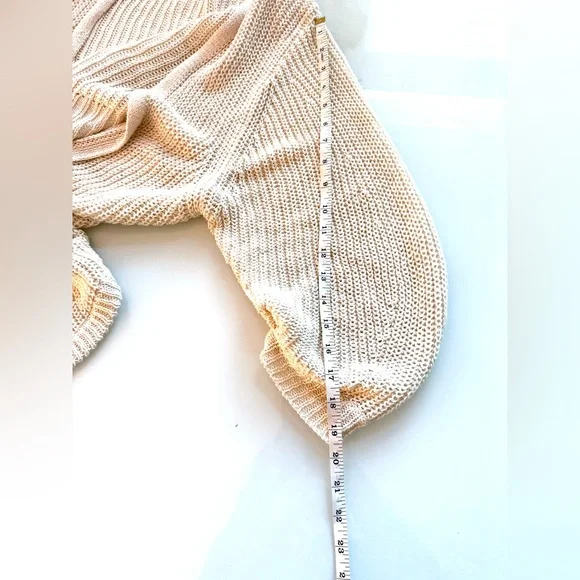 Brochu Walker Linen Open Knit Cardigan – CreamSize SNew